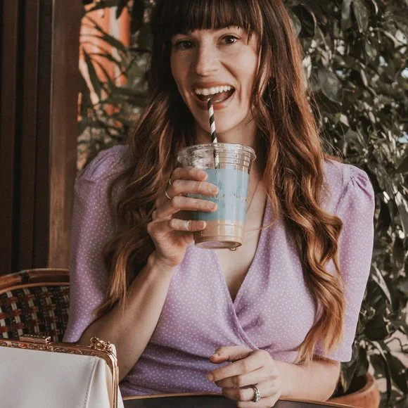 Rouje Gabin in lavender dot - Picture 6 of 13